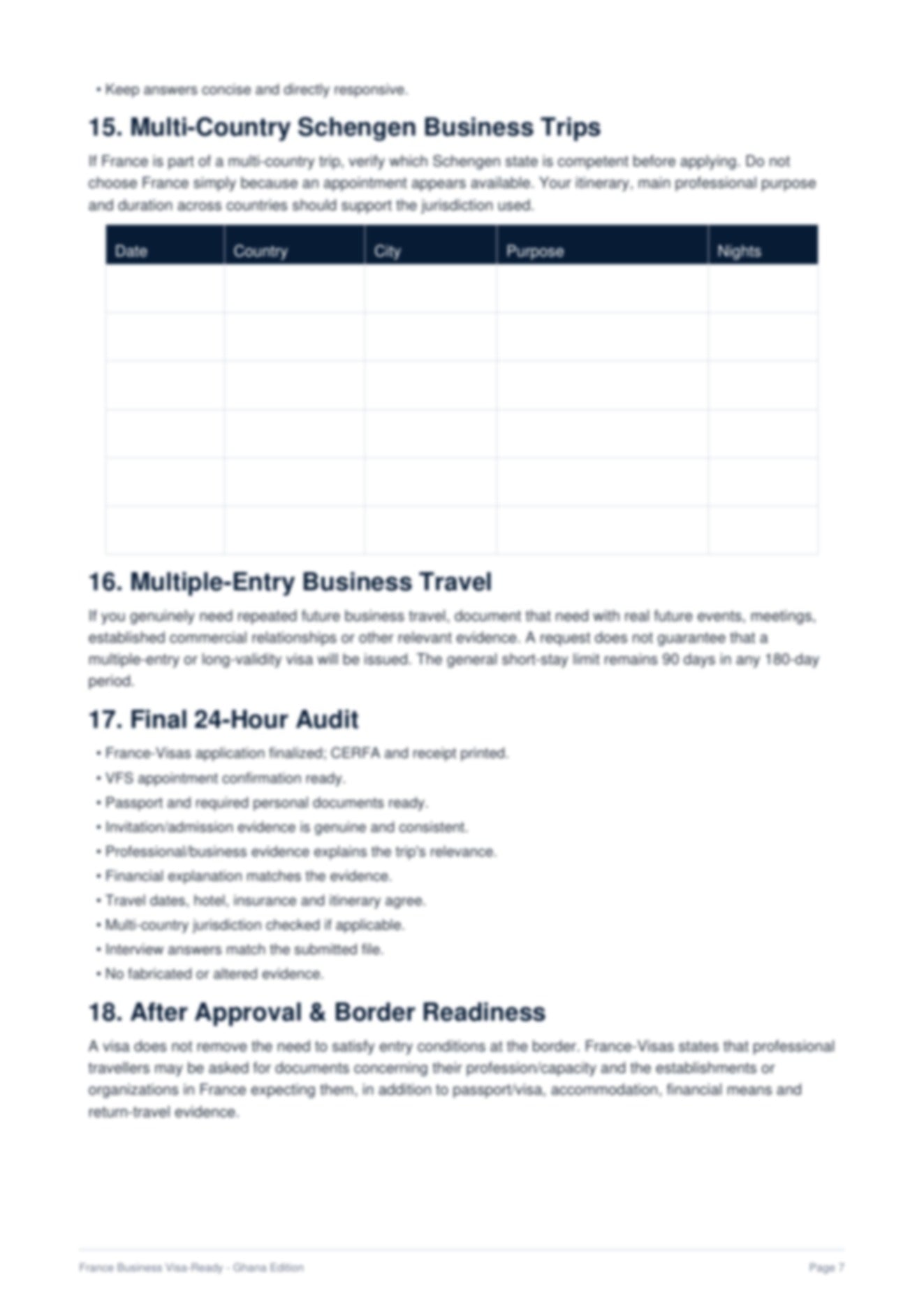 GERMANY Business Visa-Ready™ — Ghana Edition | Complete Business & Trade Fair Visa + Interview Kit