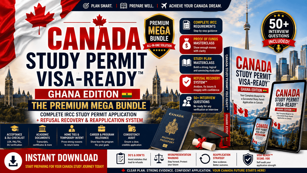 CANADA VISA APPLICATION MASTERCLASS PLAN TO SECURE YOUR VISA - COMPREHENSIVE VISA GUIDE SERIES